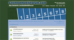 Desktop Screenshot of leichtathletikforum.com